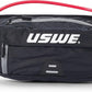 USWE Zulo Hydration Hip Pack - with Organizer and Side Pockets, Bounce Free Hip Belt (Carbon Black, 6L)