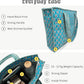 Cotton Quilted Tote Bag for Women – Large Beach & Travel Tote with Zipper, Reusable Grocery Bag