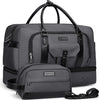 WITZMAN Weekender Bags for Men Women Carry On Duffle Overnight Bag with Toiletry Bag Sets Travel Duffel Bag Shoes Compartment （B694 Silvery Grey） - Roamly