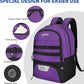 LARIPOP Soccer Backpack Soccer Bag with Ball Holder & Shoe Compartment Youth Sports Equipment Training Bag