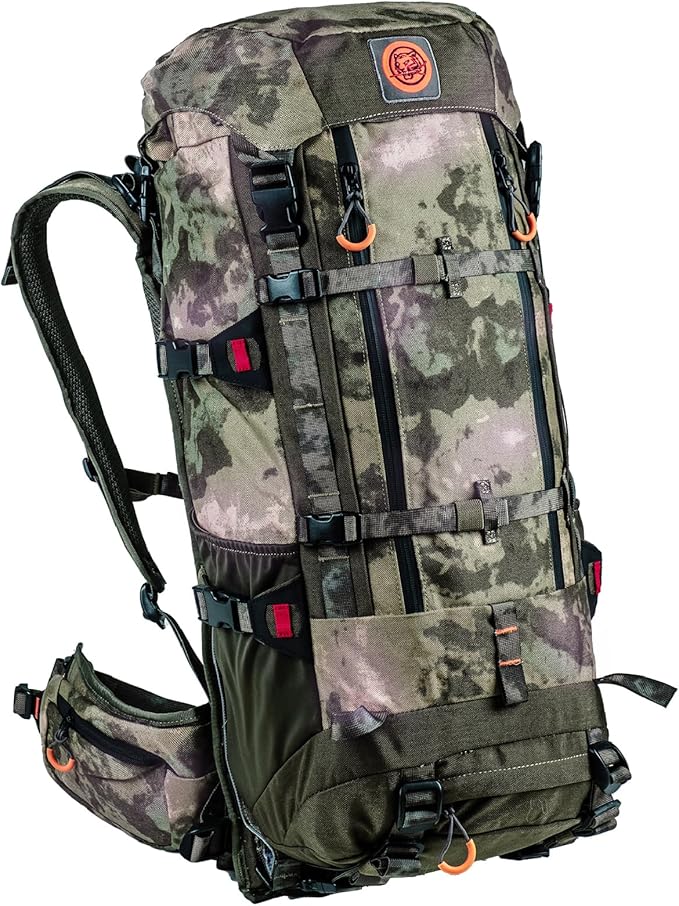 Hunting Pack for Men – Expandable Frame Backpack 40L, Water Resistant, with Meat Hauler, Rifle Holder & Shotgun Rest
