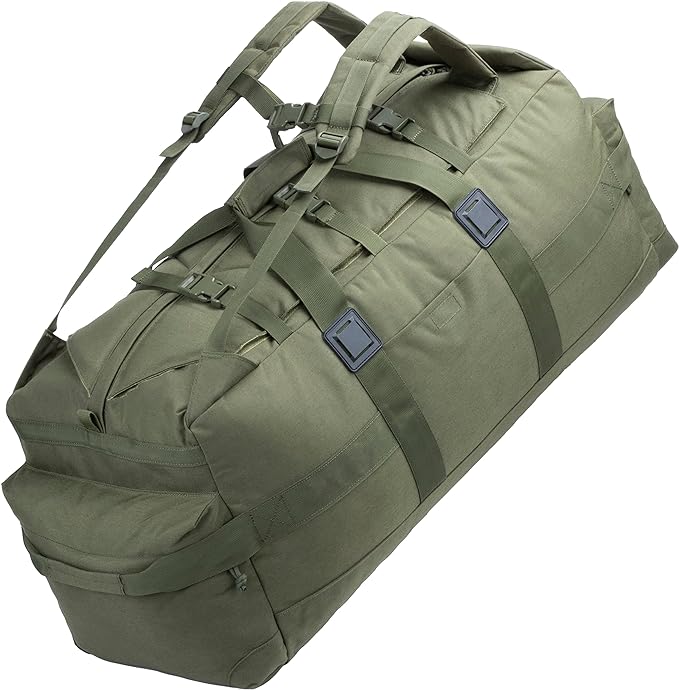 Large Military Duffle Bag Backpack Tactical Field Gear Equipment Duffel Bag Army Deployment Bag 85L