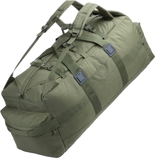Large Military Duffle Bag Backpack Tactical Field Gear Equipment Duffel Bag Army Deployment Bag 85L