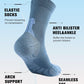 Compression Crew Running Socks: Athletic Socks for Men Women with Cushion,3 Pairs Work Hiking Basketball Sport Socks