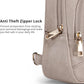 Crossbody Bags for Women Anti Theft Small Sling Handbag with Zipper Lock Vegan Leather RFID Blocking Chest Pure