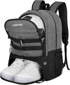 LARIPOP Soccer Backpack Soccer Bag with Ball Holder & Shoe Compartment Youth Sports Equipment Training Bag