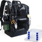 Fishing Tackle Backpack with 4 Tackle Boxes,45L Large Tackle Bag with 2 Rod Holders & Clear Window,Outdoor Fishing Backpack for Fishing,Camping, Hiking,Camouflage