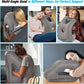 Rewondah Inflatable Travel Pillows for Airplanes | Airplane Pillow for Long Flight | Travel Plane Pillow for Airplanes Sleep Support | Blow up Flight Pillow for Long Flights to Avoid Neck Pain