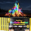 Fire Color Changing Packets Fire Pit with Citronella (4 Pack) - Perfect for Any Campfire, Bonfire & Outdoor Fireplaces - Perfect Magic Cosmic Mystical Campfire Accessories