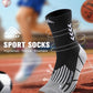 Compression Crew Running Socks: Athletic Socks for Men Women with Cushion,3 Pairs Work Hiking Basketball Sport Socks