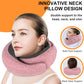 Travel Pillow - Hooded Neck Pillow Airplane Memory Foam Filling for Plane, Office, Cars Sleeping, Road Trip, Long Flights, Portable Plane Accessories, Includes Eye Mask & Earplugs (Red)