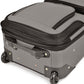 U.S. Traveler Lightweight Rolling 20" Carry On Luggage Softside Suitcase, Grey, 2 Wheel Single