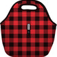 Sok It LunchTote Zippered Bag Insulated Neoprene Caddy (Buffalo Check, Large 4.5 Quart Lunch Tote)