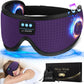 LC-dolida Sleep Headphones, White Noise Bluetooth Sleep Mask 3D Breathable Wireless Eye Mask for Timing, Sleep Mask with Bluetooth Headphones for Side Sleepers Travel Yoga, Cool Gadgets for Women Men