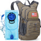 Maelstrom Hydration Hiking Backpack with 2L/3L Water Bladder, High Flow Bite Valve Camping Daypack Lightweight