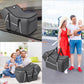 Infant Car Seat Travel Bag for Airplane Compatible with All Nuna Pipa Car Seat and Base,Chicco KeyFit 30 and Base, Padded Car Seat Bags for Air Travel,Car Seat Gate Check Bag with Side Pocket, Gray