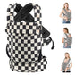 Baby Carrier Newborn to Toddler- Ergonomic,Cozy and Lightweight Infant Carrier for 7-40lbs,3 Carry Positions Newborn Carrier,Checkerboard