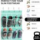 Simple Houseware 24 Pockets - Crystal Clear Over The Door Hanging Shoe Organizer, Turquoise (64'' x 19'')