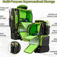 BLISSWILL Large Fishing Backpack with Cooler for 3 Tackle Boxes - Fishing Bag with Rod Holders for Camping and Hiking