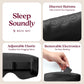 SilkSound 100% Mulberry Silk Bluetooth Sleep Mask for Side Sleepers, Sleeping Eyemask with Bluetooth Headphones, Eye Mask Headphones, Sleep Headphones for Side Sleepers, White Noise Head Phones