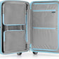 Traveler's Choice Pagosa Hardshell Expandable Luggage with Spinner Wheels, Baby Blue, 30-Inch Large
