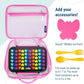 Wildkin Kids Insulated Lunch Box – Durable and Reusable for School & Travel - Clear w/Pink Trim