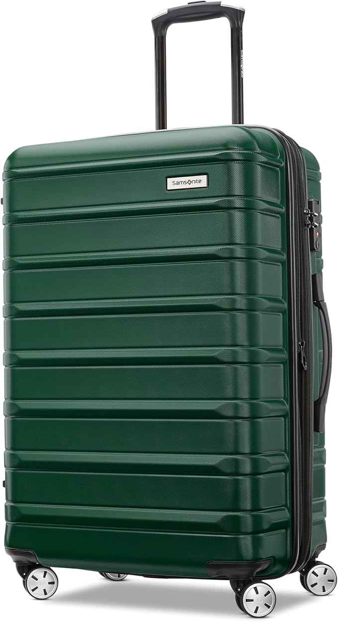 Samsonite Omni 2 Hardside Expandable Luggage with Spinner Wheels, 2-Piece Set (19/24), Emerald Green