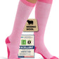 Merino Wool Compression Socks for Women Men, 15-20 mmHg Knee High Socks for Flying, Travel, Running