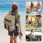 Cooler Backpack Soft Insulated Leak Proof 30 Cans Insulated Backpack Cooler Portable Picnic Camping Beach Hiking BBQ Lunch Backpack for Men and Women -Leopard Print