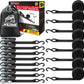 XSTRAP STANDARD Ratchet Tie Down Straps 8PK 1'' x 10 ft - 900 LB Break Strength Cargo Straps for Moving Appliances, Lawn Equipment, Motorcycle (Black)