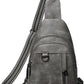 7L Sling Bag for Women Men Leather Small Sling Backpack Daypack Anti Theft Fanny Pack Crossbody Purse Travel