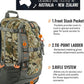 SPIKA Hunting Backpacks for Men, 25L Camo Hunting Day Pack with Water Bladder, Removable Waist Belt, Rifle Holder, Internal Ammo Storage and Rain Cover