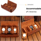 JOYIR Watch Roll for Travel, Genuine Leather Watch Case Organizer with 3 Pillows | Portable Storage & Display Case for Men, Women | Ideal Gift for Father's Day, Birthday, Christmas