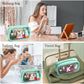 YOOLIFE Initial Clear Makeup Bag | Waterproof Large Travel Makeup Bag | Personalized Travel Beach Toiletry Bag | Car Organizer Essentials for Women Men | Teacher Girls Women Birthday Gifts Blue J
