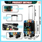 Kid’s Luggage Set 5 Piece Suitcase Set 16’’ Hardside Luggage with Spinner Wheels Girls Boys Carry on Luggage Travel Rolling Luggage Airline Approved