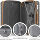 Joyway Carry On Luggage 20 Inch Expandable Suitcase with Spinner Wheel, 3 Piece Hard Shell Luggage Set with TSA Lock(Grey)