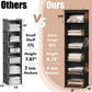 Simple Houseware 6 Shelf Hanging Closet Organizer, Black