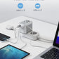 TESSAN Universal Travel Adapter, International Power Adapter 5.6A 28W 3 USB C 2 USB A Ports, Travel Worldwide Plug Adaptor, Outlet Wall Charger for Europe UK EU AUS (Type C/G/A/I) - Roamly