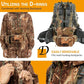 NEW VIEW Silent Binocular Harness Chest Pack, Hunting Bino Case with Dual MOLLE Straps, Binocular Harness with Detachable Chest Strap Rangefinder Pouch Rain Cover for Saddle Hunting Bird Watching
