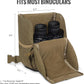 VISMIX Binocular Harness, Adjustable Binocular Harness Chest Pack with Rain Cover for Hunting Hiking Shooting