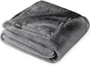 Bare Home Fleece Blanket - Throw Extra Long - Ultra-Soft Lightweight for Bed, Sofa, and Couch - Luxury Microplush - Cozy Warm Blanket (Throw XL, Grey)