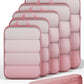 Veken 6/9/11 Set Compression Packing Cubes for Travel Essentials,Compressible Expandable Large Luggage Suitcase Organizer Bags for Clothing,Durable Space Saver Storage Bags(Pink)