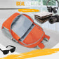 ZOMAKE Lightweight Packable Backpack 35L, Light Foldable Backpacks Water Resistant Collapsible Hiking Bag, Compact Folding Day Pack for Travel Camping(Orange) - Roamly