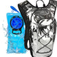 Reflective Hydration Backpack, Hydration Pack - Water Backpack with 2L/3L Hydration Bladder, Essential for Festivals - Rave Hydration Pack for Hiking, Running, Cycling, and Festivals