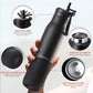 Insulated Stainless Steel Water Bottles with Straw, Wall Vacuum Insulated Water Bottle with Straw for Gym Traveling Camping Hiking Outdoor Activity(2 Cleaning Brushes+1 Carabiner, 26 oz Black)