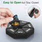 Gelibo,Weekly Pill Organizer, 2 Pack Portable Travel Pill Box Dispenser Medicine case 6 Colors (Seven Day) New Edition for Vitamin/Fish Oil/Pills/Supplements-Arthritis Friendly (Black)