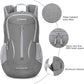 ZOMAKE Ultra Lightweight Packable Backpack 25L, Foldable Hiking Backpacks Water Resistant Small Folding Daypack for Travel(Dimgray NEW)
