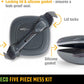 UCO Recycled ECO 5-Piece Camping Mess Kit with Bowl, Plate, Switch Spork Utensil Set