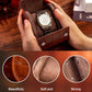 MR.OKAY Single Watch Travel Case-Classic Leather Watch Case With Superb Texture.(Portable Watch Roll Or Organizer For Storage And Display).Festival Gift For Men,All Handcrafted By Artisans.