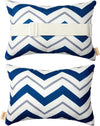 Outdoor Pillows for Lounge Chair Head Resting, Small Square Decotative Pillow with Adjustable Stripe for Recliner, Office Chair,Car Seat,Sofa Neck or Lumbar Attachment,Waterproof 2pack